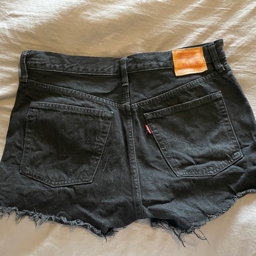 Black Levi shorts
